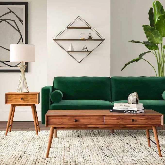 Anderson Mid Century Coffee Table Set Wayfair