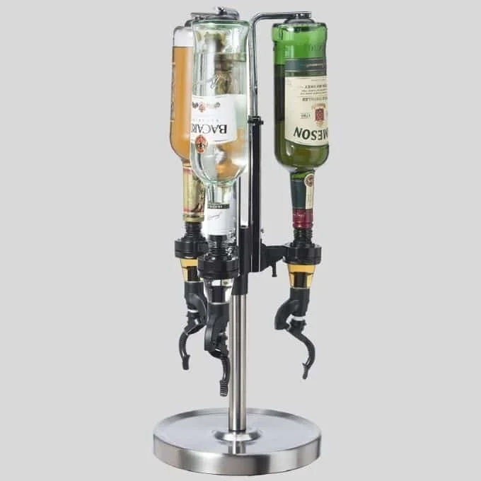 Best Bar Accessories Amazon oggi 3 Bottle Revolving Liquor Dispenser
