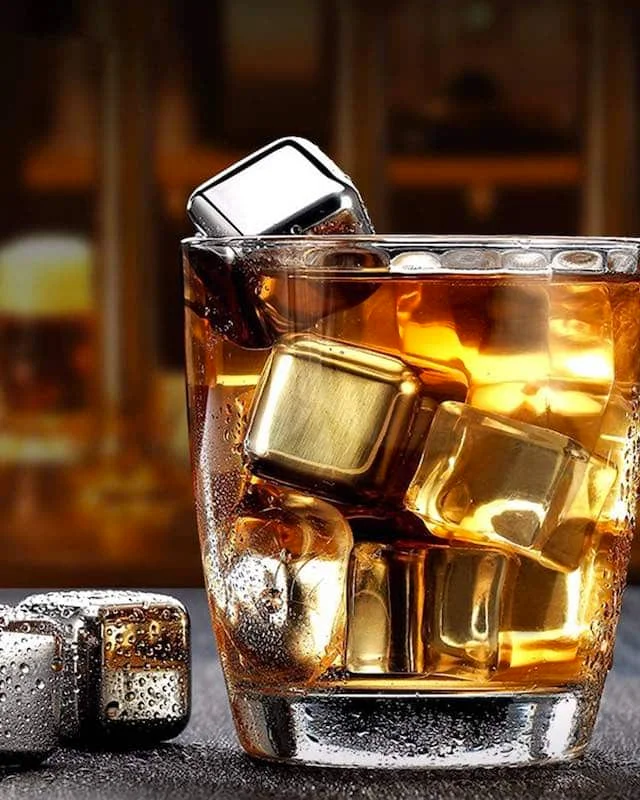 Best Home Bar Accessories, Bar Supplies for Home, Home Bar Ideas, Home Bar Accessories Stainless Steel Ice Cubes