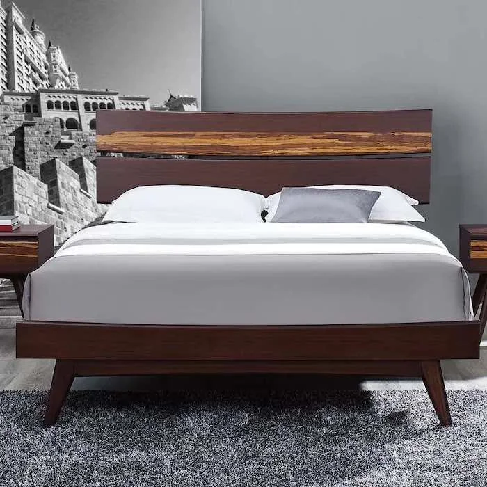 Azara Mid-century Modern Platform Bed Frame