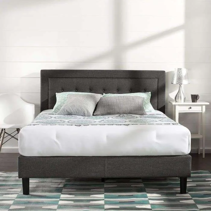 Zinus Dachelle Upholstered Bed with Headboard