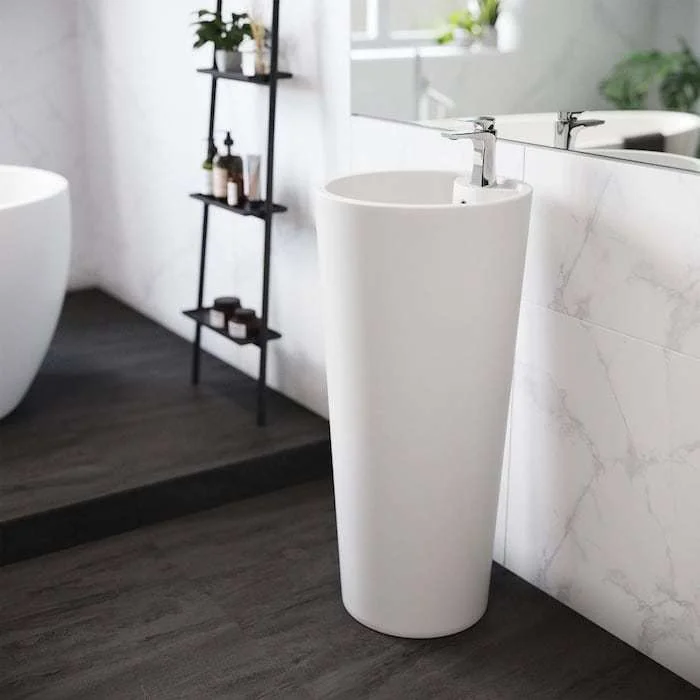 Best Bathroom Sinks Ideas, Round Ceramic Pedestal Bathroom Sinks