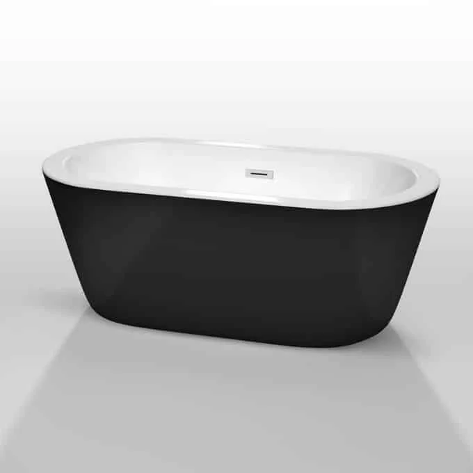 Best Black Freestanding Bathtubs Modernbathroom Mermaid 60 Soaking Bathtub