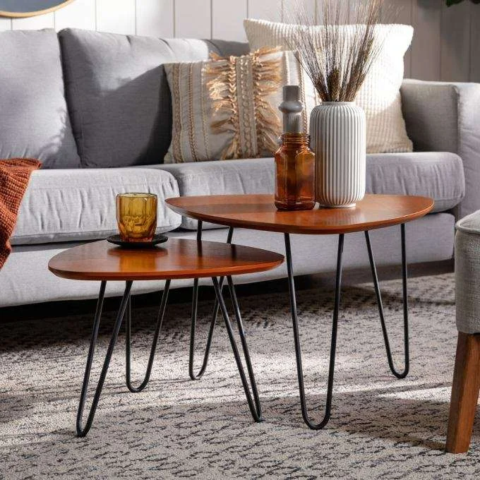 Best Coffee Table Sets Overstock Carson Carrington Arendal Hairpin Leg