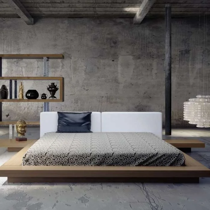 Cool Modern Beds, Modern Platform Bed Frames, Japanese Platform Beds. Low Platform Bed