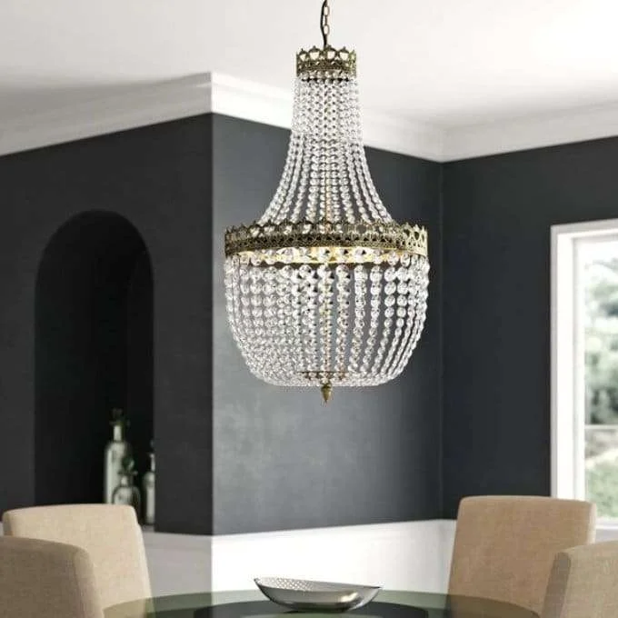 Best Crystal Chandeliers Wayfair Hampton Untique Bronze