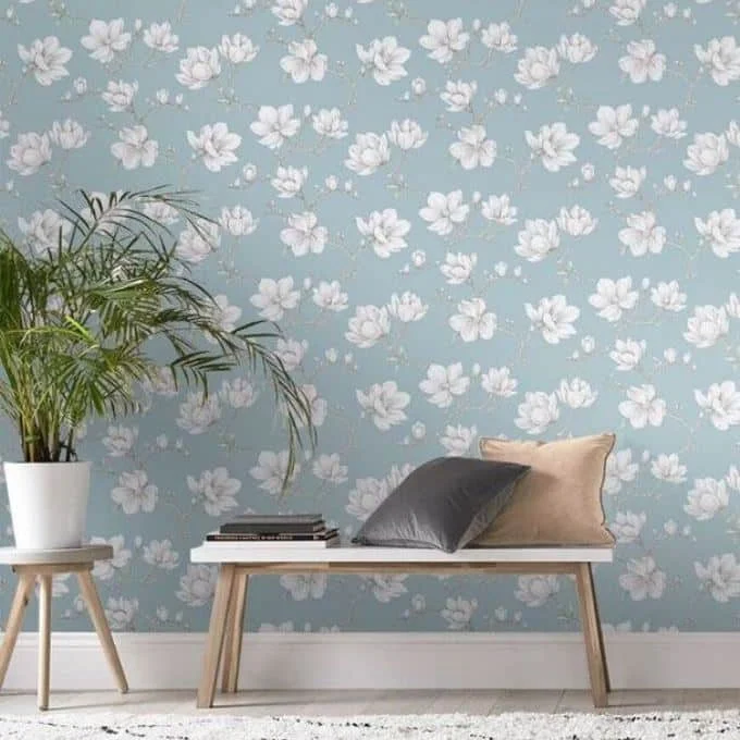 Best Floral Wallpaper Graham Brown Pierre Sky, best floral wallpaper 2020