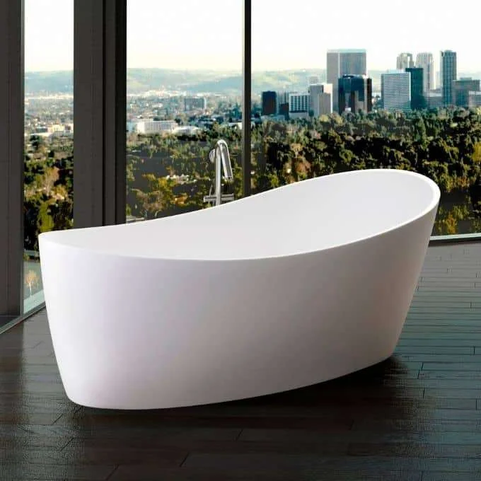 Dune ll Freestanding Bathtub for 2 Persons Wayfair 