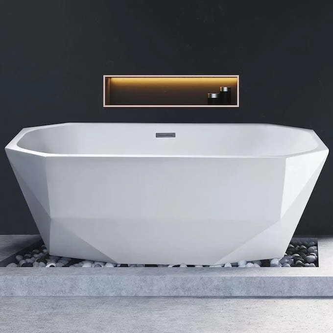 Best Freestanding Tubs 1000 Wayfair Streamline Diamond Cut