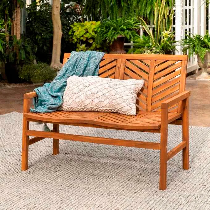 Best Gardening Gifts Wayfair Breakwater Wooden Bench