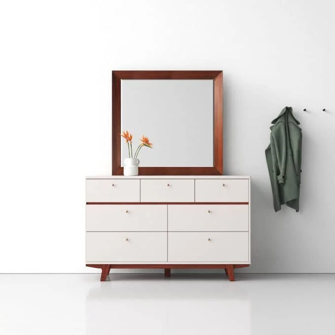 Best Mid Century Modern Dressers Allmodern White Tillis 7