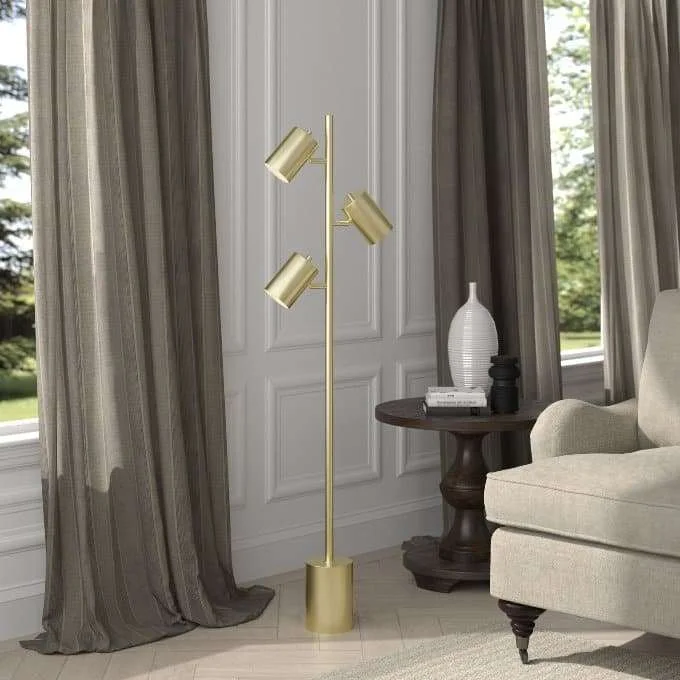 Best Modern Floor Lamps Wayfair Aanya Gold Tree