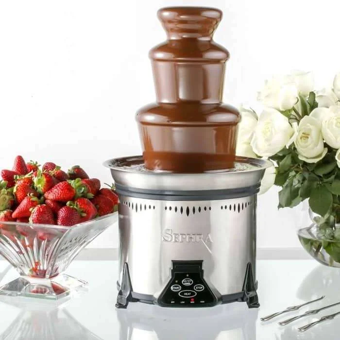 Sephra Chocolate Fountain, Fondue, Cheese, Caramel