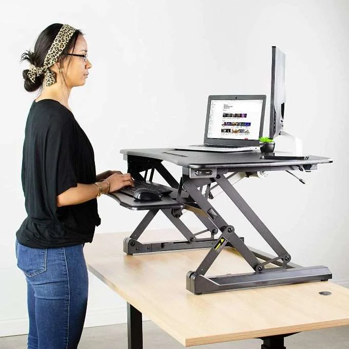 Vivo Electric Standing Desk Converter Amazon