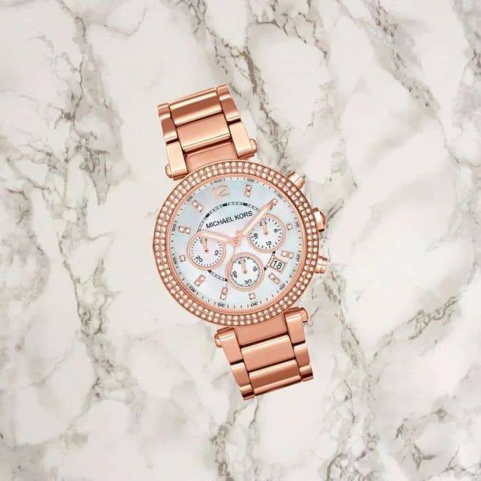 Best Women's Watches under 300 Dollars, Michael Kors Parker Rose Gold Women's Watch