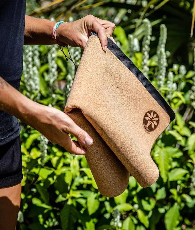 Best Travel Yoga Mat, Yoloha Wander Cork Travel Yoga Mat