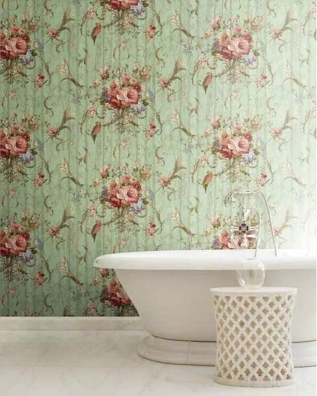 Unique Wallpapers, Unique Wallpaper Ideas, Floral Wallpapers, Peel and Stick Floral Wallpapers, Vintage Floral Wallpapers, Floral Wallpaper Black and White
