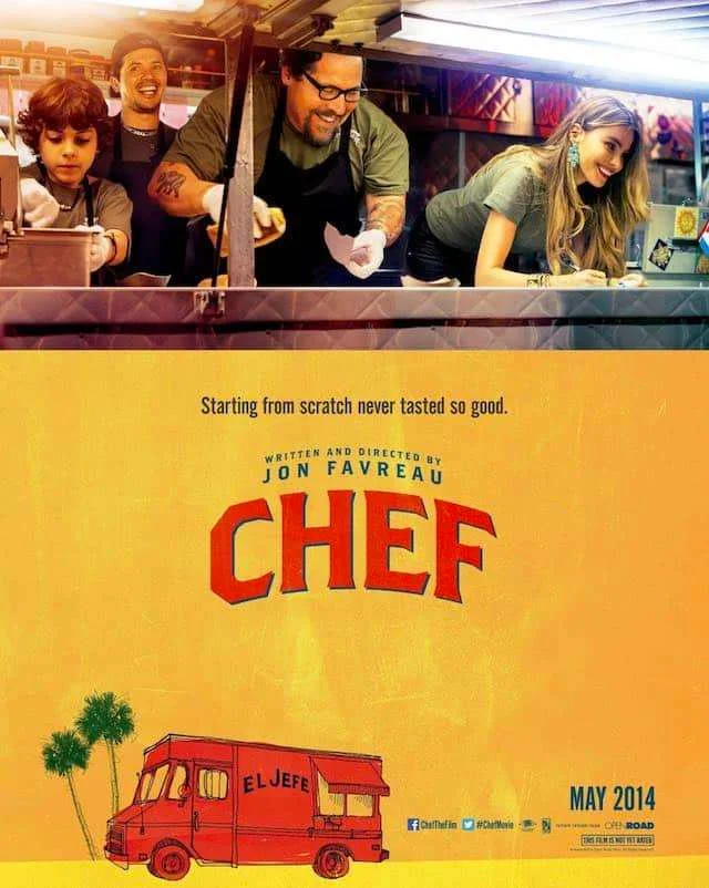 Best Foodie Movies of All Time, Chef - Jon Favreau, John Leguizamo, Sofia Vergara, Scarlett Johansson