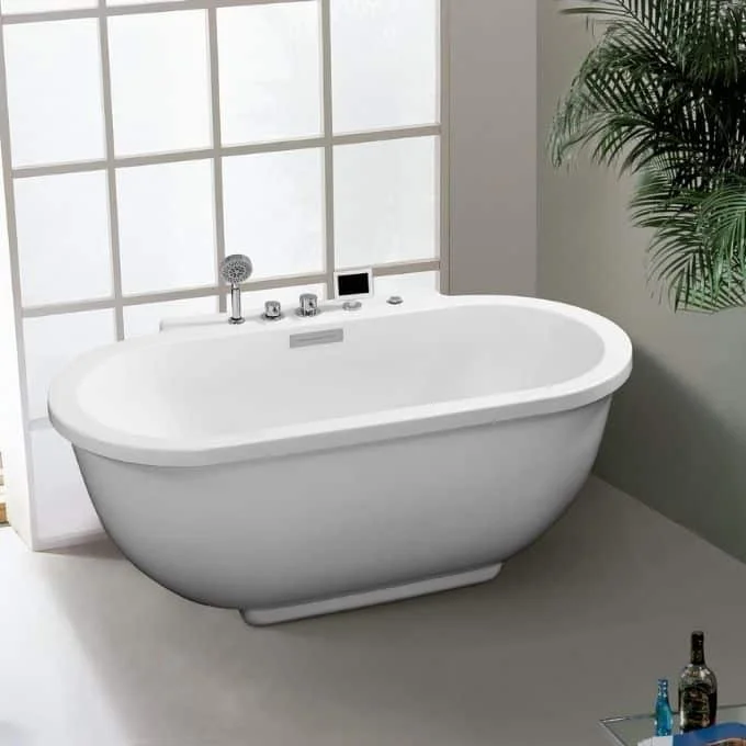 Freestanding Pedestal Tub With Jets Wayfair