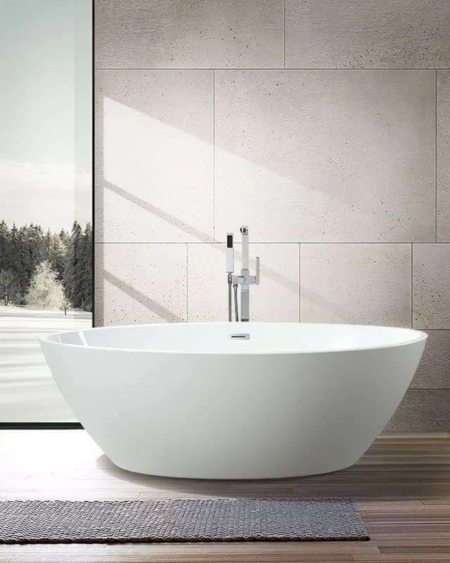 Vanityart Oval Stand Alone Tub