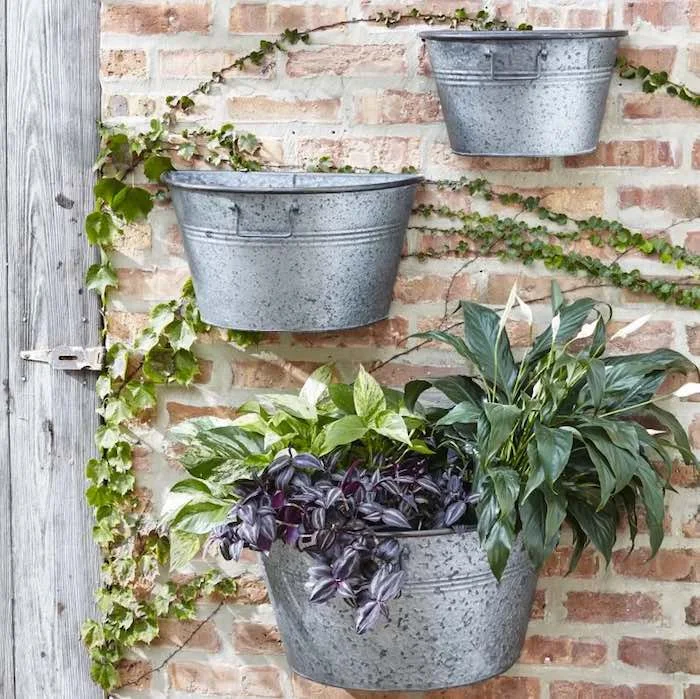 Wall Planters, Wall Hanging Planters, Wall Planters Indoor, Wall Mounted Planters, Wall Planters Metal, Galvanized Wall Planters