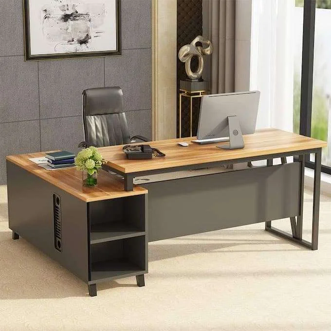 Best Home Office Desks Amazon Tribesigns l Shaped Executive