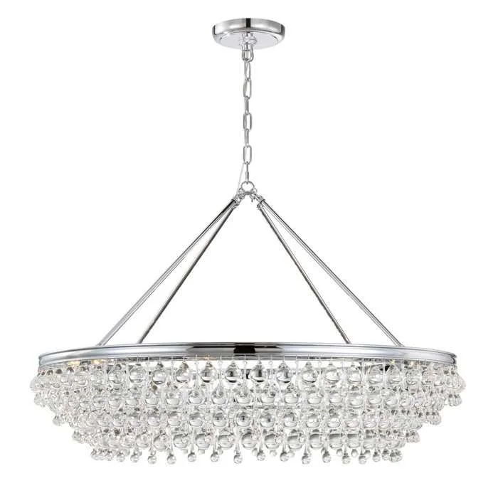 House Of Hampton Robertville 8 Light Crystal Chandelier