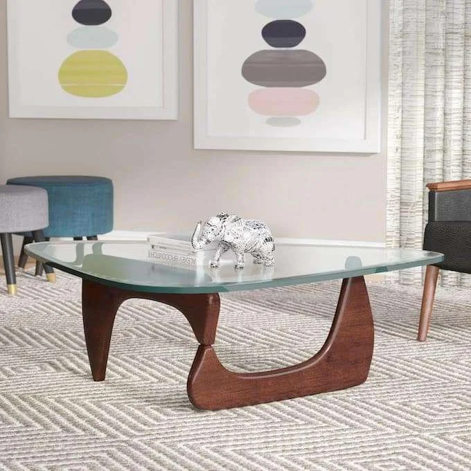 Issie Mid Century Triangle Coffee Table