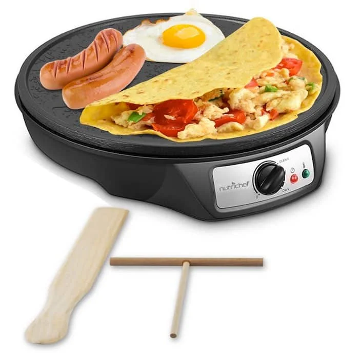 Best Kitchen Gadgets, Cool Kitchen Gadgets, Nutrichef Electric Crepe Maker
