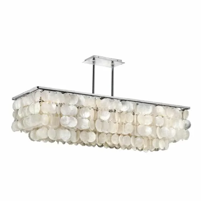 Bay Breeze Glow Capiz Shell Chandelier 634ZD39SP