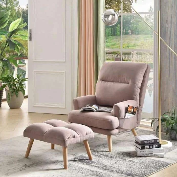 Mid Century Accent Chairs Adjustable Recliner