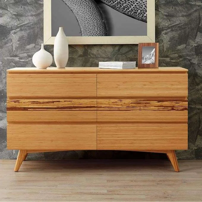 Best Mid-Century Modern Dressers,  Mid Century Modern House, Mid Century Living Room, Azara 6 Drawer Dresser