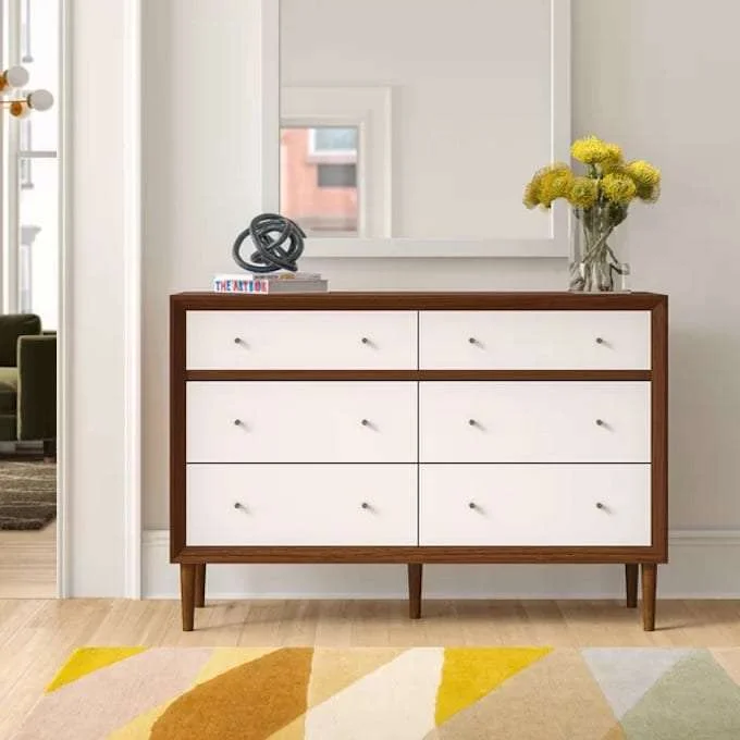 Best Mid Century Modern Dressers, Mid Century Modern Homes, Mid Century Modern Furniture, Mid Century Living Room Narrow Dresser