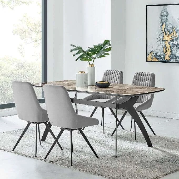 Dunlop Mid Century Modern 5 Piece Dining Set Wayfair