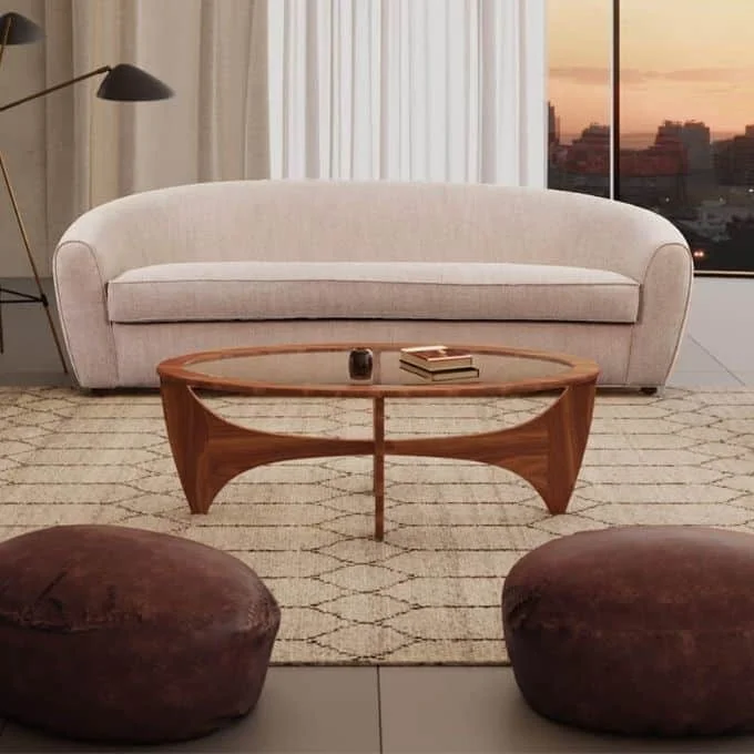 Mid Century Modern Oval Coffee Table Kardiel G Plan 48