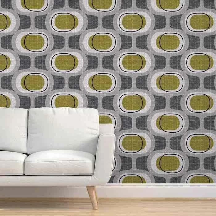 Mid Century Modern Wallpaper Spoonflower Farmhouse