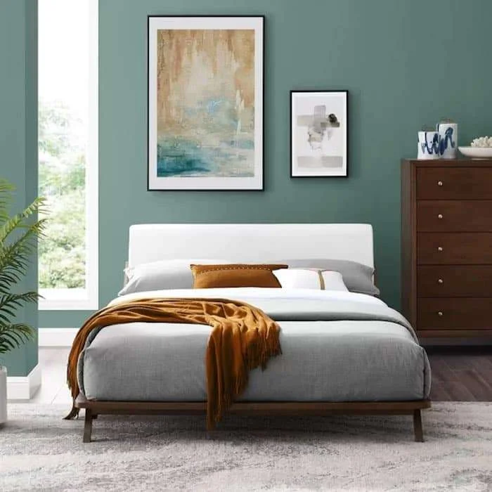 Modern Platform Bed Lily Queen Union Rustic
