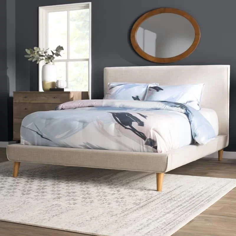 Modern Platform Bed Mid Century