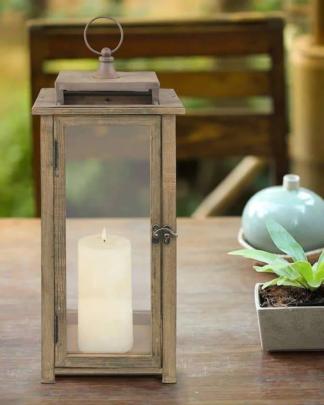 Best Rustic Home Decor, Rustic Decor, Rustic Decor Ideas, Rustic Decor Living Room, Wooden Candle Lantern