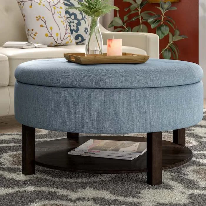 Ottoman Round Storage