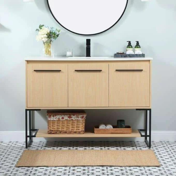 Best Mid Century Modern Bathroom Vanity Appliancesconnection Elegant Decor