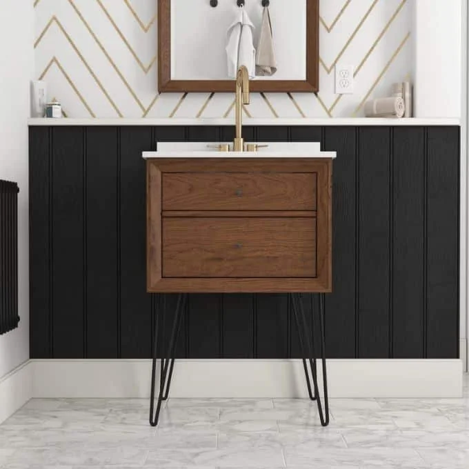 Overstock Avenue Greene Tonya Single Sink Bathroom Vanity