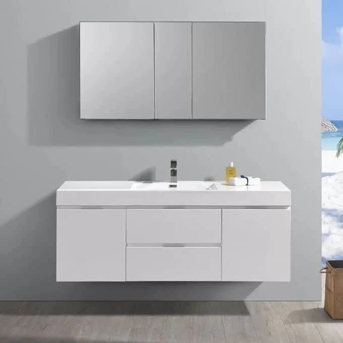 Bathroom Vanity Wayfair Wall Mounted Single Sink