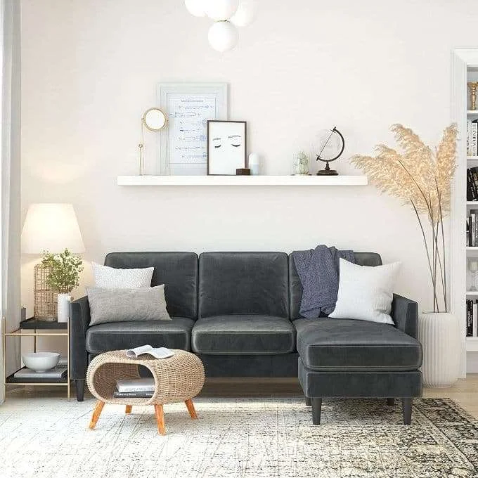 Best Sofa Sectionals Amazon Dark Gray Velvet