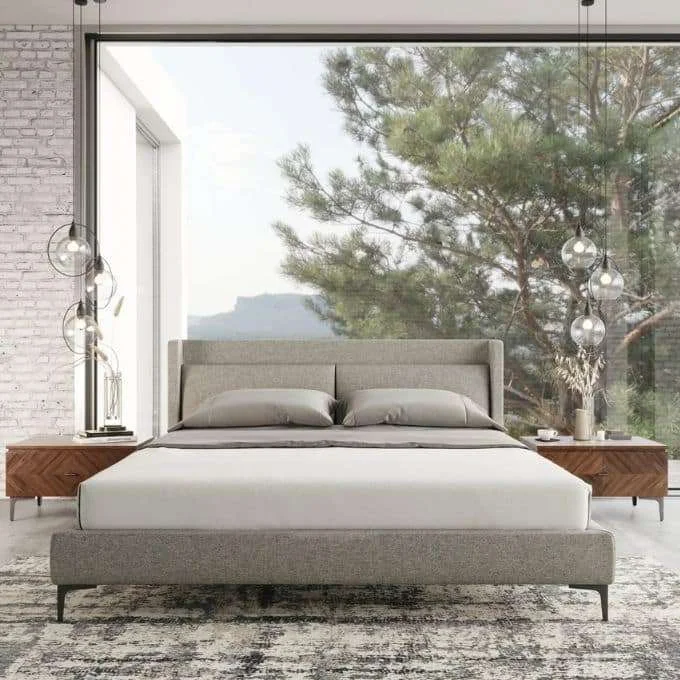 Best Upholstered Platform Beds Allmodern Esco Upholstered Low Profile Platform Bed