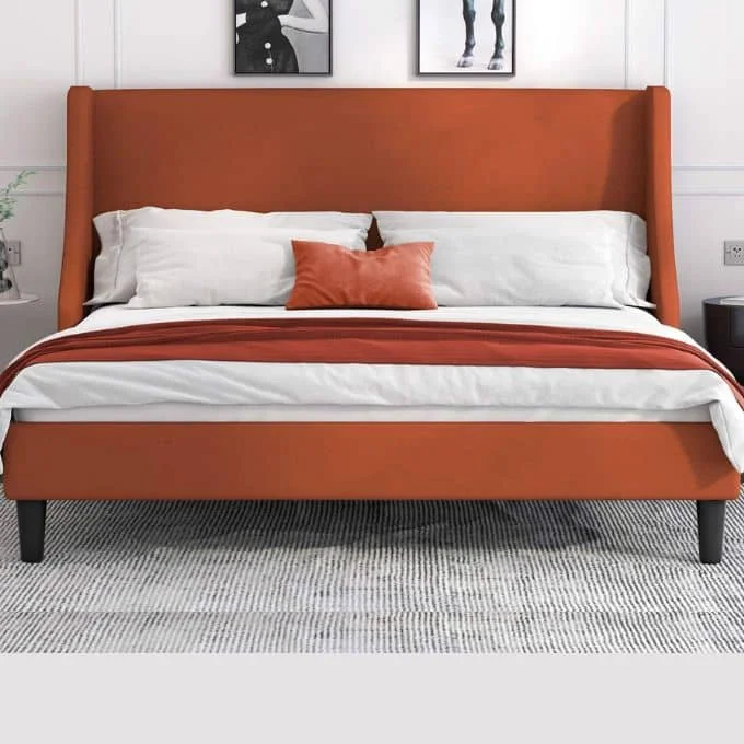 Best Upholstered Platform Beds Amazon Orange Platform Bed