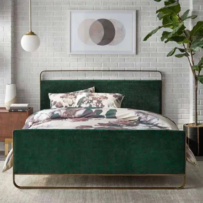 Best Upholstered Platform Beds Overstock Upholstered Queen Platform Bed