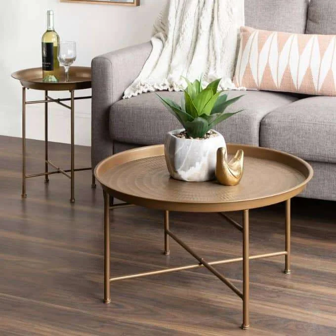 Round shape adds a softness to the room