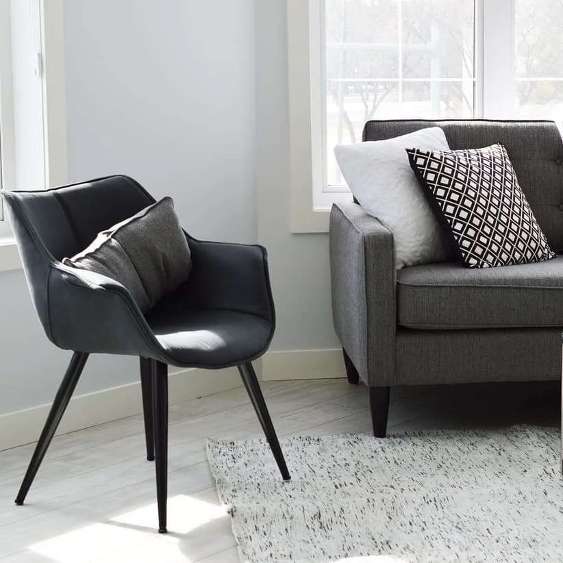 Accent Chairs Sofa Black