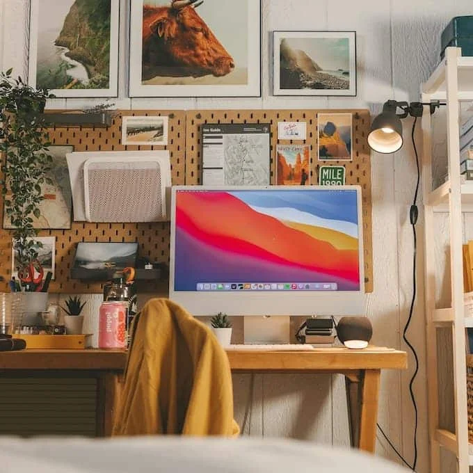 Bedroom Home  Office reduced distractions